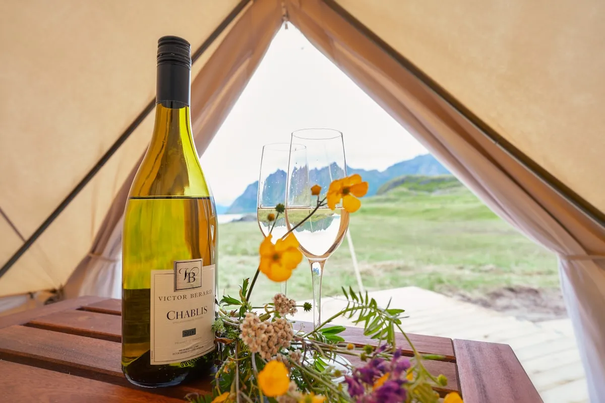 Deluxe glamping tent